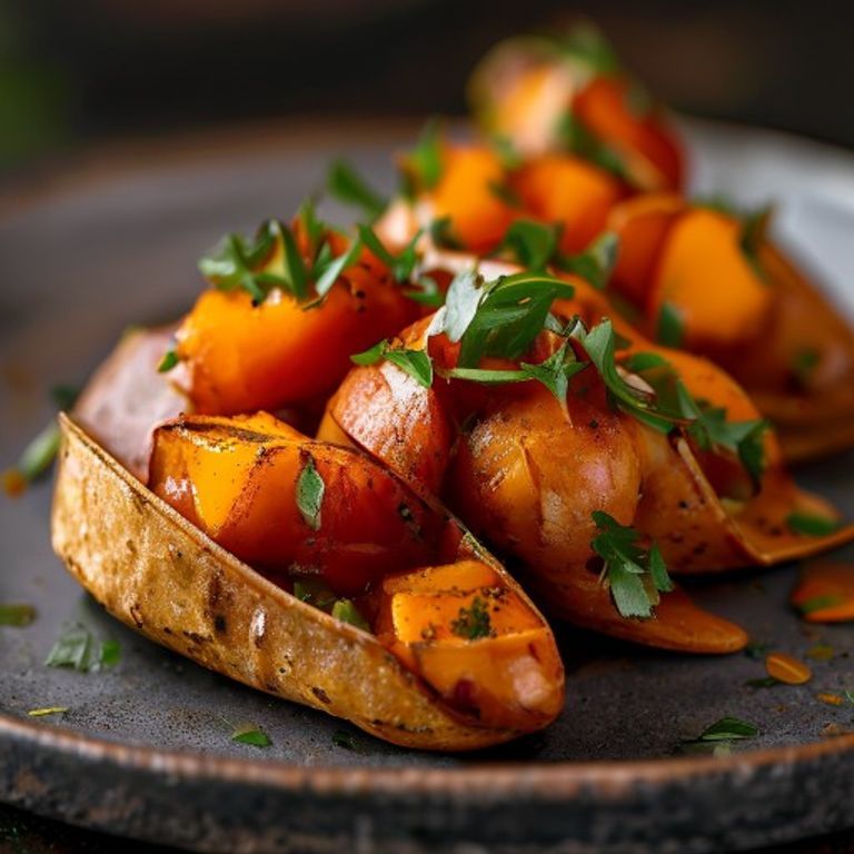 Taco Stuffed Sweet Potatoes