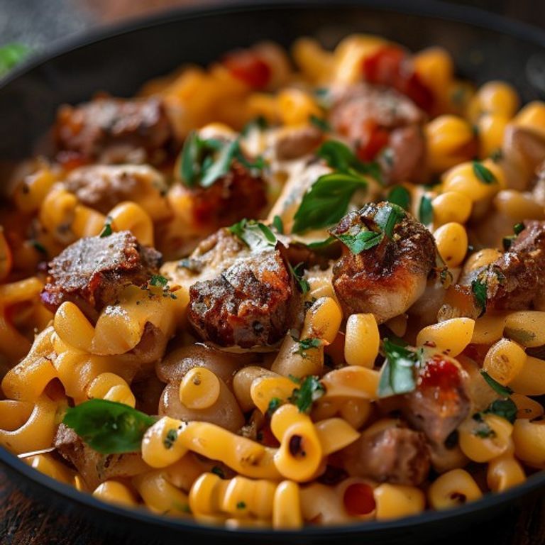 One-Pot Cheeseburger Pasta