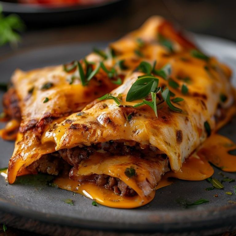 Mild Cheesy Beef Enchiladas